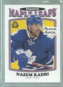  2016-17 O-Pee-Chee Retro Blank Backs #492 Nazem Kadri (ref44694)