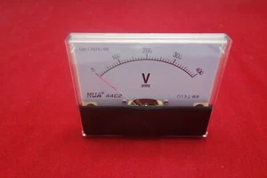 1 pieza Panel VOLTÍMETRO Analógico CC 0 - 400V 44C2 80*100MM - Imagen 1 de 5