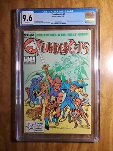Thundercats #1 CGC 9.6 1st Print 1st Print & 1st App of Thundercats White Pages  - Picture 1 of 10
