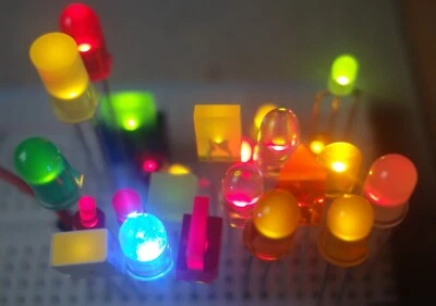 LED-Sortiment 26 x 10 Stück versch. Farben, Formen und Größen - Bild 1 von 4