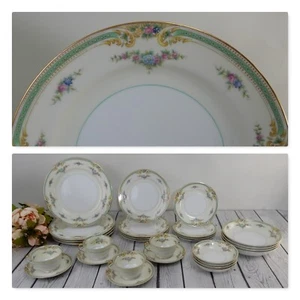 28Pc 7-Piece 4 Place Setting Noritake Floral Bouquet "Plaza" - Picture 1 of 11