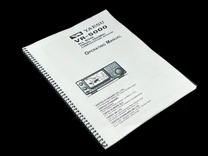 Yaesu VR-5000 Receiver Bedienungsanleitung Bedienungsanleitung Spulengebunden: 61 Seiten - Bild 1 von 3