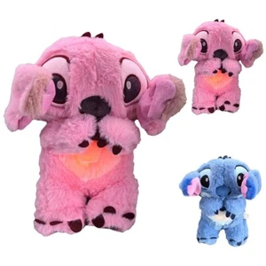 Baby Kids Lilo & Stitch Breathing Musical Soothing Stuffed Doll Cute Plush Toys - Picture 1 of 6