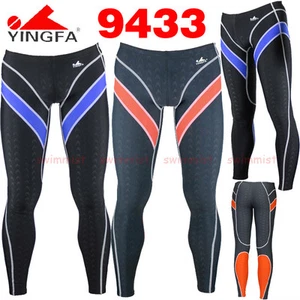 NWT YINGFA 9433 MEN'S COMPETITION TRAINING RACING LEGSKIN SWIMMING TRUNKS ALL Sz - Picture 1 of 4