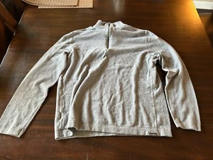 Men's Size Medium Gray Eddie Bauer Long Sleeve Sweater - Picture 1 of 3