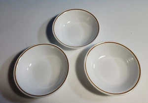 Set of Three 3 Corning Corelle Summer Impressions Ginger Brown Berry Sauce Bowl - Picture 1 of 4