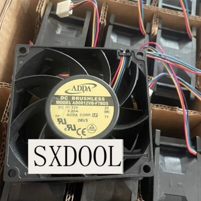 High Performance Fans ADDA AD0812VB-F7BDS 8038 12V 2.2A Four Wire PWM Cooling - Image 1 of 2