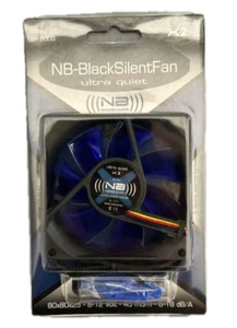 BLOCCANTE RUMORE NB BlackSilentFan X-2 80x80x25 # ITR-X-2 - Foto 1 di 2