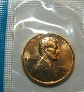 1972-S Lincoln Cent in Original Mint Cello - Picture 1 of 5