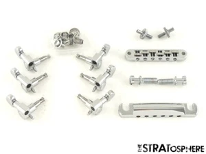 Gibson BRIDGE TAILPIECE,- GROVER TUNERS Les Paul Modern Lite Model Hardware Set - Picture 1 of 1