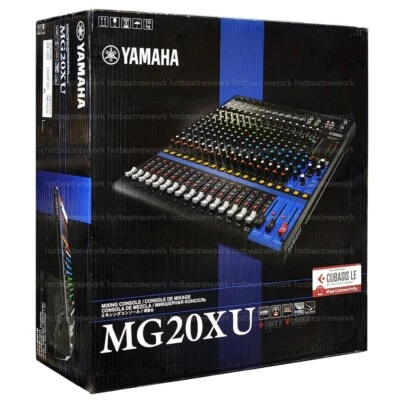 Yamaha MG20XU 20-Input Mixer Built-In Effects 2-In/2-Out USB Interface 100-240V - Image 1 of 4