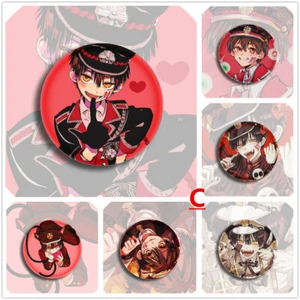 Jibaku Shounen Hanako-kun Yashiro Nene Cute Badges 6 Pieces Pins Schoolbag 2.3" - Picture 1 of 7