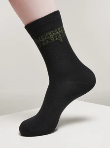 Paquete de 2 calcetines Merchcode Linkin Park negros/blancos - Imagen 1 de 4