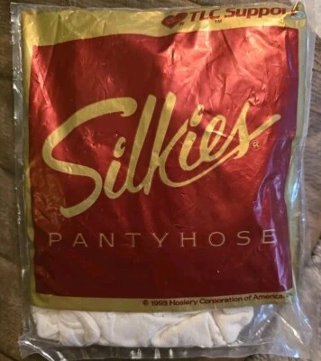 Pantimedias Silkies Total Leg Control 308 Medianas-Blancas Años 90 De Colección - G5 Foto 1 de 2