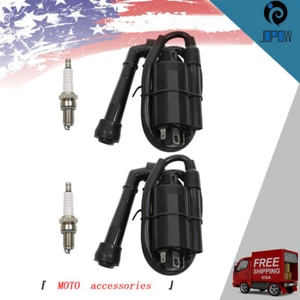 2x Ignition Coil Spark Plug For Suzuki Intruder VS700GL VS750GLP VS800GL 1986-04 - Picture 1 of 11
