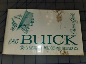 1965 Buick Le Sabre Wildcat Electra 225 Owners Manual Original - Bild 1 von 1