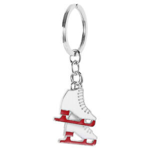  Skate Keychain Ice Skating Ornament Cute Keychains Ring Small Gift