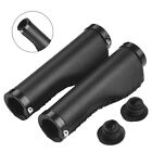 Soft PU Leather Bike Handlebar Grips with Easy Installation and Secure Locking