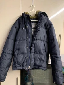 Abercrombie & Fitch Kempshall Jacket Faux Fur Down Insulated Men's Large ( L ) - Picture 1 of 10