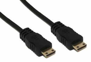 6 Fuß HIGH-SPEED Mini-HDMI auf Mini-HDMI mit Ethernet 30 AWG Kabel - Bild 1 von 2