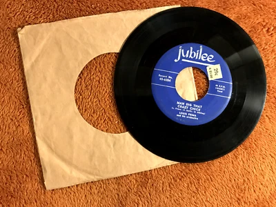 Louis Prima Man Dig That Crazy Chick/Non Cha Shame 45 Jubilee jazz 1954 orig 7"! - Image 1 of 2
