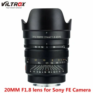 Viltrox 20mm F1.8 Full Frame Large Aperture Manual Lens for Sony FE E Mount - Picture 1 of 12