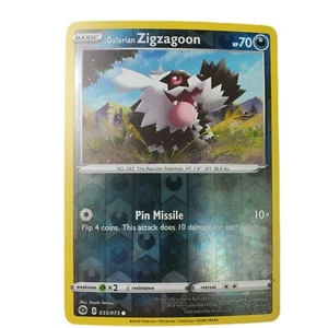 Galarian Zigzagoon Pokémon Champion's Path Reverse Holo #035/073 - NM - Picture 1 of 2