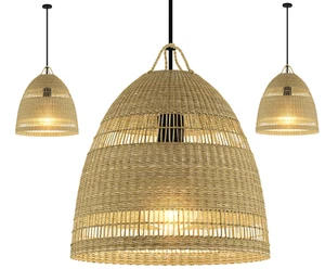 IKEA TORARED Pendelleuchte Schirm Deckenlampen Nachtlicht Sedge/Handarbeit 36cm - Bild 1 von 5