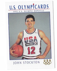 1992 Impel U.S. Olympicards #17 John Stockton EXCELLENT/NEAR MINT 17 Olympics - Picture 1 of 2