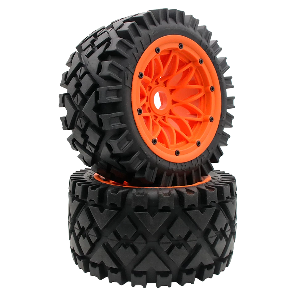 RC 1/5 Nylon Front Rear All Terrain Wheel Tires Fits HPI Rovan KM Baja 5B SS 2.0 - Image 1 of 4