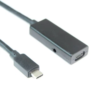 10Ft USB 3.1 Gen 1 Type-C Male to Female ACTIVE EXTENSION Cable 5 Gbps - Picture 1 of 2