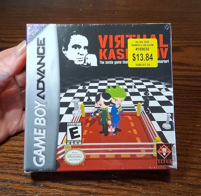 Virtual Kasparov Chess for Nintendo GBA Game Boy Advance NEW SEALED See Pics/Des - Image 1 of 4