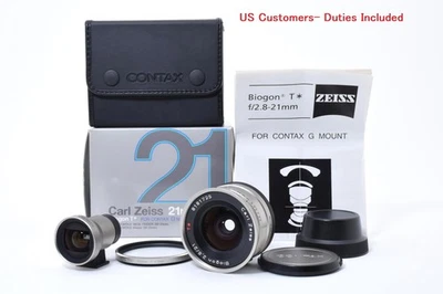Contax Biogon 21mm f2.8 T* w/ GF-21mm Finder [ Almost Unused in Box ] JAPAN C876 - Image 1 of 4
