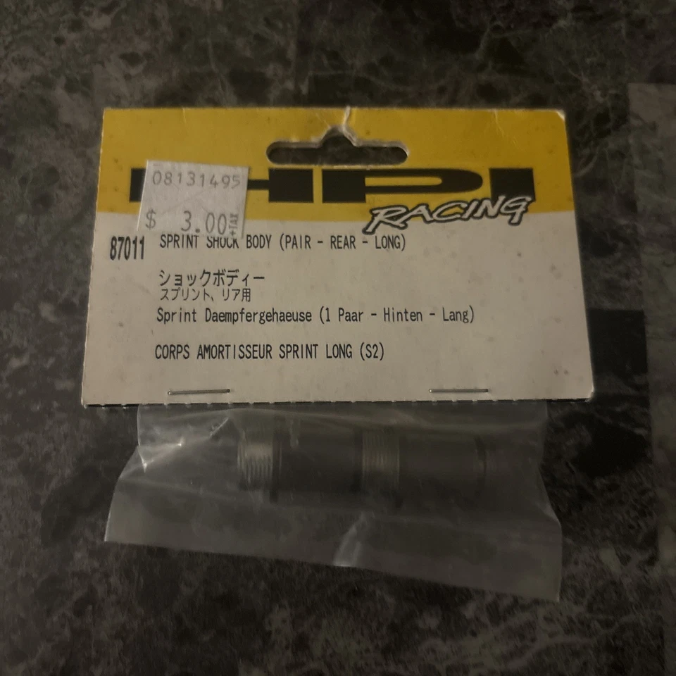 (B9) HPI CLEAR Sprint SHOCK BODY Bodies (2) RC 87011 - Image 1 of 1