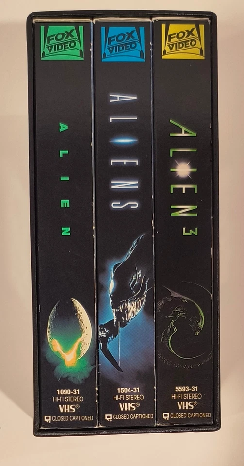 Alien Trilogy - VHS Box Set (1993) - Alien/Aliens/Alien3 - VG+ - Free Ship - Image 1 of 4