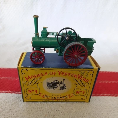 1956 Matchbox Models of Yesteryear Straight Treads Y1 Y-1 Alchin Traction Engine - Bild 1 von 4