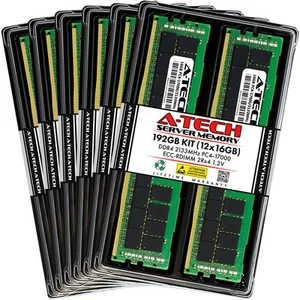 192GB 12x 16GB PC4-2133 RDIMM Lenovo ThinkServer RD550 (E5-2600 v3) Memory RAM - Picture 1 of 5