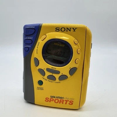 Sony Walkman WM-FS493 Deportes TV/AM/FM Radio Cassette-¡Sin Clip ni Auriculares! ¡Funciona! Foto 1 de 4