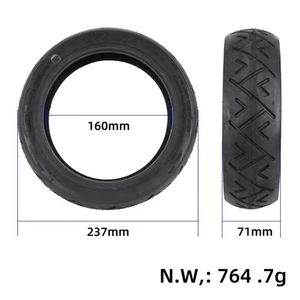 Ultra Tubeless Tires for Navee S65 Scooter Self Healing Technology Black - Picture 1 of 6