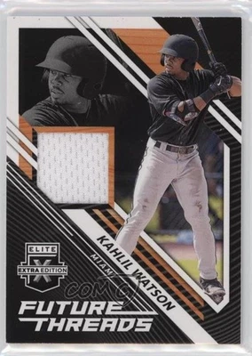 2021 Panini Elite Extra Edition Future Threads Kahlil Watson #FT-KW - Image 1 of 2