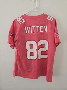 NFL Pro Line Dallas Cowboys Jason Witten Pink Jersey Womens Size Large Football - Picture 1 of 7
