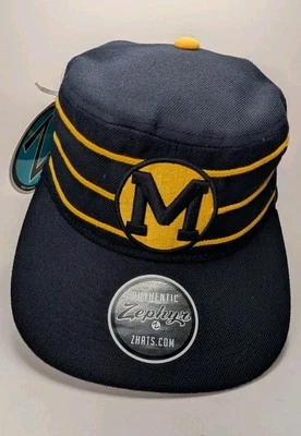 Limited Release! NCAA University of michigan Pillbox Adjustable Cap By Zephyr  - Image 1 of 4