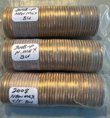 2008 P New Mexico NM State quarter US Mint BLISTER Roll 40 Coins $10 Face UNC BU - Image 1 of 3