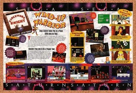 1995 Clockwork Knight Saturn Original Advertisement / Retro Promo vr2