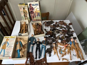 Vintage Marx Johnny West Big Lot Over 100 Items - Picture 1 of 15