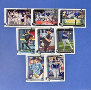 TAMPA BAY RAYS 2025 Topps Series One 8-Card BUNDLE (please read Description) - Picture 1 of 2