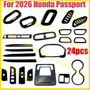 Juego 24p Para Honda Passport 2026+ Negro Interior Coche Decoración Cubierta Accesorios - Imagen 1 de 5