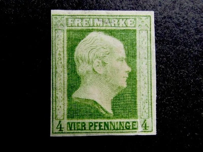 nystamps German States Prussia Stamp # 1 Mint OG H $110   O31y3538 - Image 1 of 2