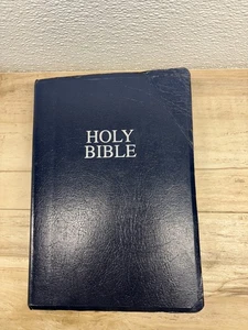 1990 Holy Bible NIV Giant Print Red Letter By Zondervan Leatherette Cover - Imagen 1 de 17