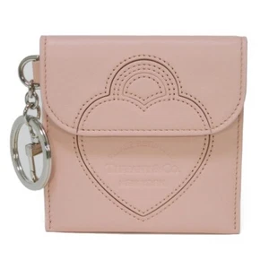 TIFFANY&Co. Return to Pouch Bag Charm coin purse Current Pastel Pink Unuse... - Picture 1 of 8